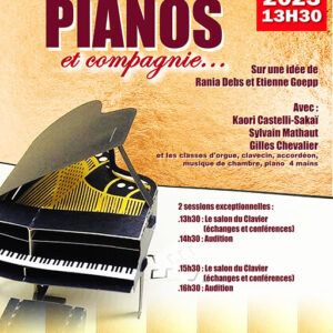 Affiche de l'ateliers PIANOS ET COMPAGNIE