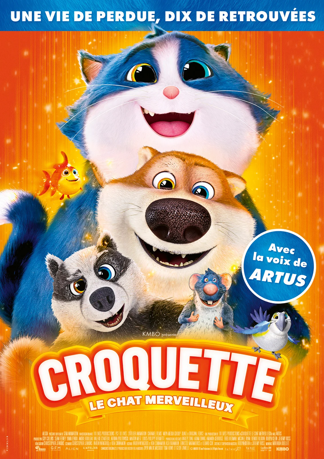 Croquette le chat merveilleux - Affiche