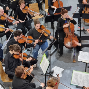 Photo de groupe de l'orchestre