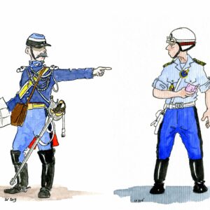 Projections : Les gendarmes en aquarelles à travers l’histoire