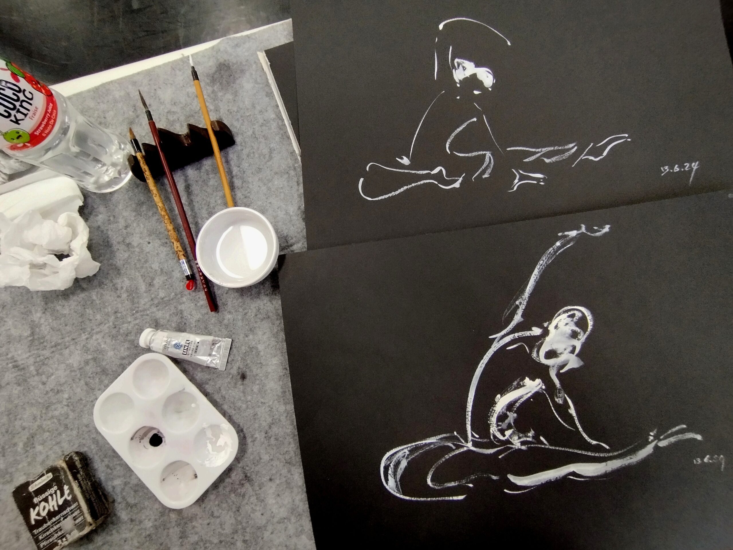 Jean François Rutschmann peint au Conservatoire Les Deux Muses (LUMEN 2026)