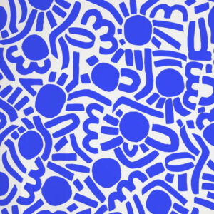 Stéphanie Piogé LUMEN juin 2026 dotty keith bleu L’illustratrice textile Stéphanie Piogé