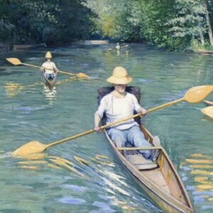 La navigation sur la Seine par Gustave Caillebotte et Alfred Sisley